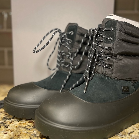 Stampd X Ugg Ugg Classic Mini Lace-Up Weather Boot Black – Kicks